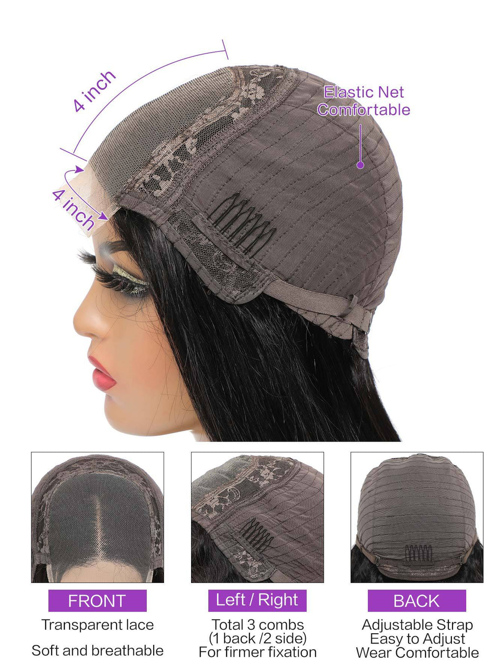 Lace Front Human Hair Wig