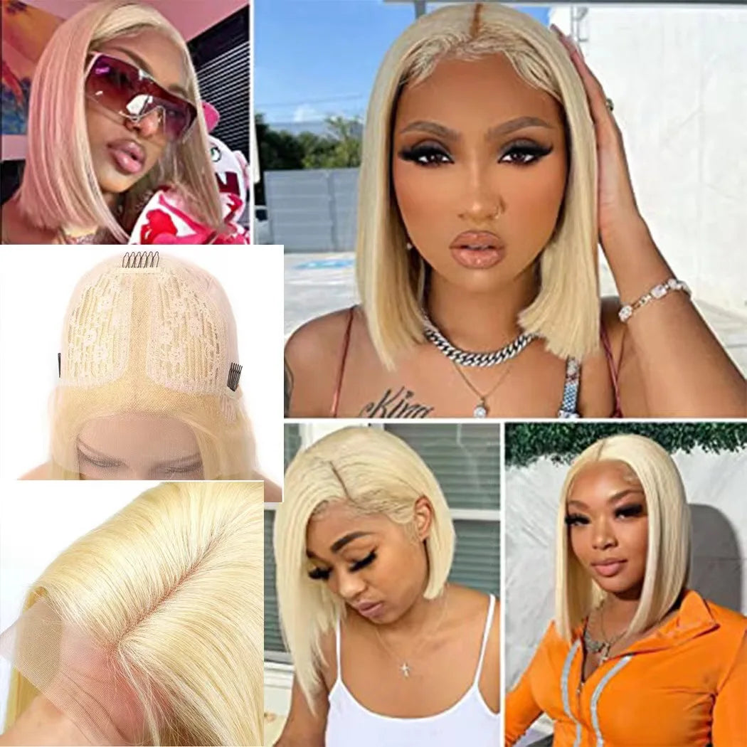 Perruque Lace Front Body Wave – Ombré 1B/27 Honey Blonde | Cheveux Naturels | Qualité Premium