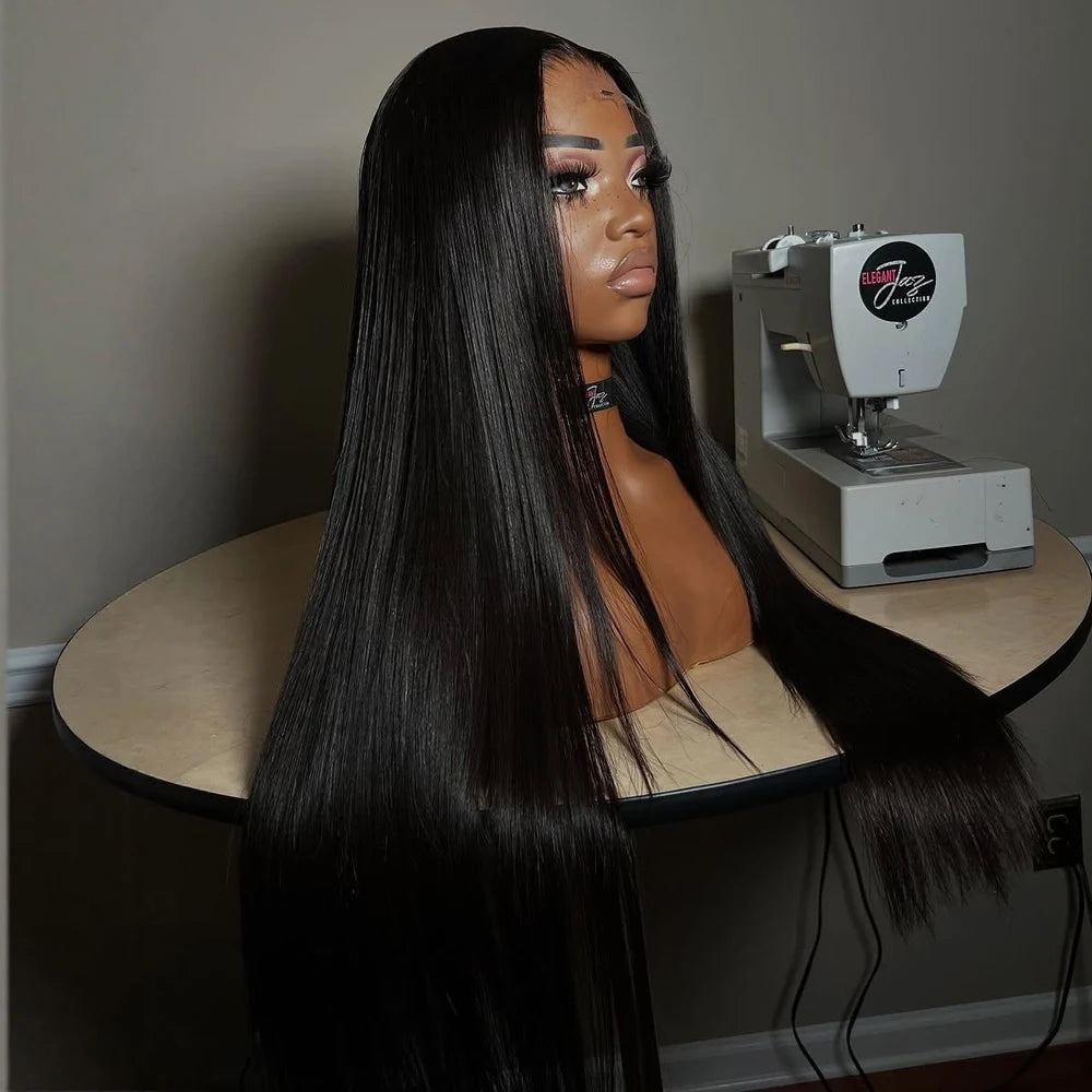 Perruque Lace Front 30 Pouces – Blonde Ombré Honey | HD 13x4 | 180% Densité | Cheveux Naturels